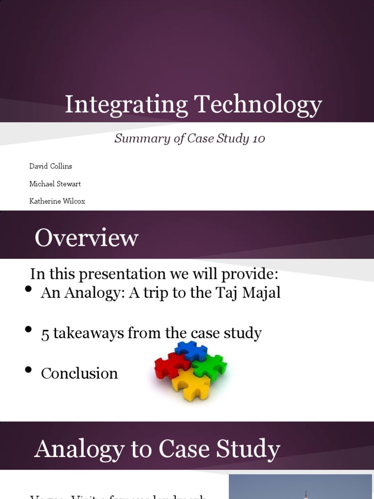 Case Study 10 Integrating Technology | PDF | Instructional Design ...
