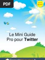 Download Mini Guide Twitter Pro par ConseilsMarketing by Canevet SN19121050 doc pdf