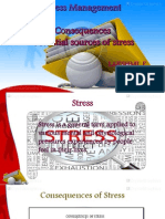 Consequences Potential Sources of Stress: Lakshmi .E Mba (Ga)