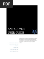 Anp Solver User Guide