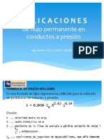 Aplicaciones Flujo Permanente en Conductos A Presion