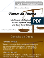 Fontes Do Direito - Ciências Jurídicas