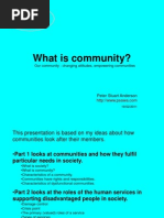 What Is Community Development ?