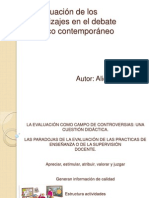 La Evaluación de Los Aprendizajes en El Debate