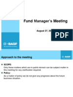 BASF Analyst's Meet 27.08.2013