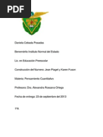 1 2 Construccion Del Numero Piaget y Fuson