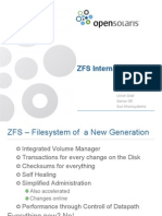 ZFS Internal Structure: Self-Healing Filesystem with Integrated Volume Management