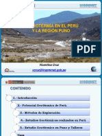 03. Geotermia en el Perú y la Región Puno