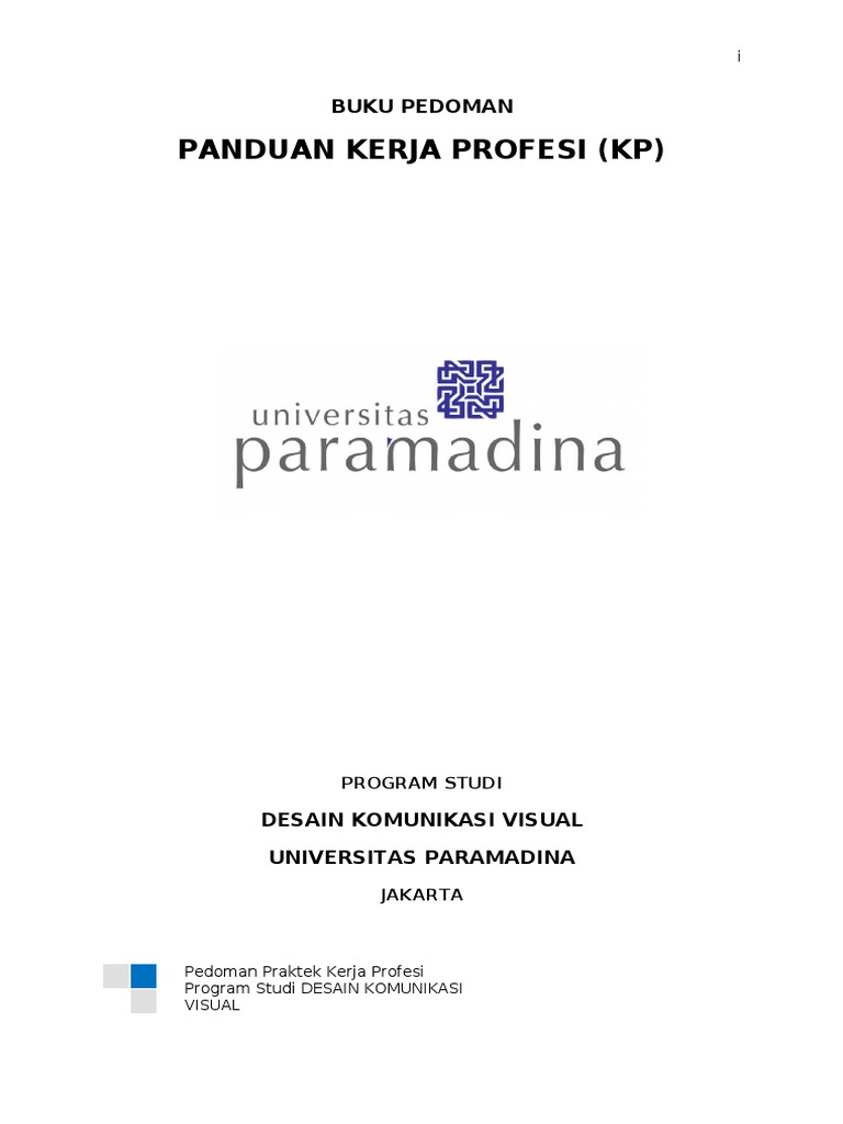Contoh Sususan Penulisan Laporan KP DKV
