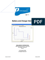 Battery and Charger Sizing