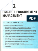 Chapter 12 - Project Procurement Management