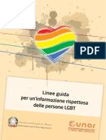 Linee Guida per un'informazione rispettosa delle persone LGBT