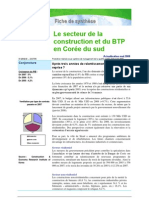 Construction et BTP en Corée du Sud 2008