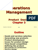 Operations Management (OPM530) - C3 Product Design