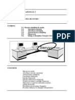 Capitolul 5: Metoda de Studiu