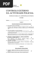 Controlo Externo Da Actividade Policial