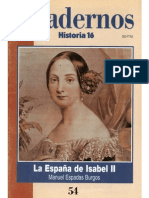 Cuadernos Historia 16, Nº 054 - La España de Isabel II