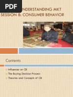 Theme 3: Understanding MKT Session 8: Consumer Behavior