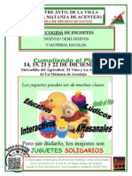 CARTEL CAMPAÑA RECOGIDA DE JUGUETES.