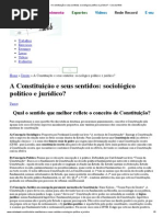 A Constituição e seus sentidos_ sociológico político e jurídico_ - Cola da Web