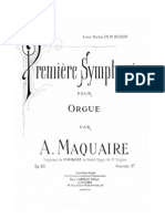 Maquaire A. - Premiere Symphonie Pour Orgue