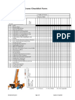 Mobile & Lorry Crane Checklist Form: Ryobi Kiso (S) Pte LTD