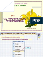 Bai11Tao Lien Ket Trong PowerPoint 2003