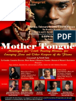 Mother Tongue Monologues 2014 Invitation - Revised