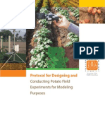 Protocol For Designing and Conducting Potato Field Experiments For Modeling Purposes