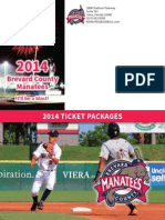 2014 Manatees Ticket Packages Brochure