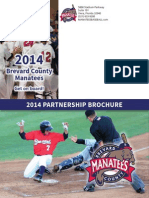 2014 Manatees Partnership Opportunities Brochure