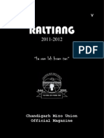 Raltiang. Vol v. Official Chandigarh Mizo Union Magazine