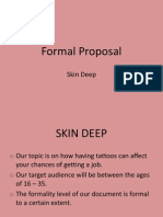 Formal Proposal