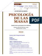 Le Bon - Psicología de las Masas