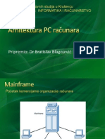 Arhitektura PC računara - predavanje profesor