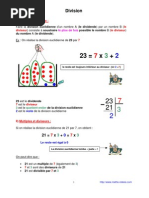 Download division dcimale et euclidienne 6me by MATHS - VIDEOS  SN19132523 doc pdf