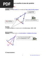 Download figures usuelles et axes de symtrie 6me by MATHS - VIDEOS  SN19132525 doc pdf