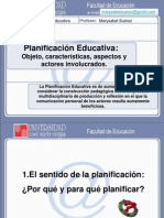 Elementos de La Planificacion Educativa