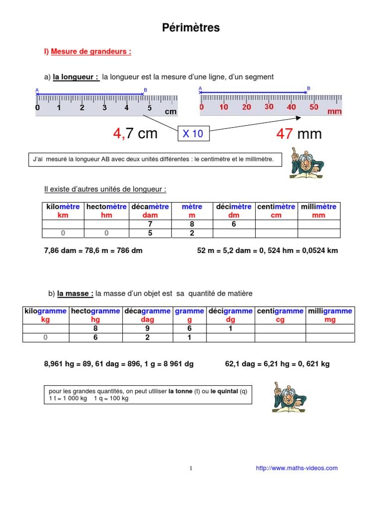 Ordre De Grandeur 6ème Exercice Corrigé Pdf