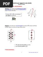 Download symtrie par rapport  une droite  6me by MATHS - VIDEOS  SN19132538 doc pdf