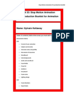 Stop Motion Animation Production Booklet11