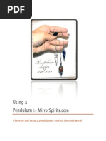 Pendulum Dowsing Charts Guide | PDF | Dowsing | Pendulum