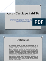 CPT - Carriage Paid To