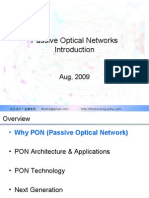 Passive Optical Network Introduction