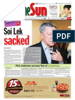 Thesun 2009-08-27 Page01 Soi Lek Sacked