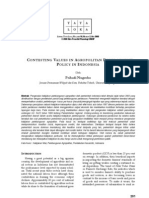 Download CONTESTING VALUES IN AGROPOLITAN DEVELOPMENT POLICY IN INDONESIA by Agung Sugiri SN19134579 doc pdf