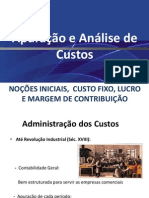 Administração de Custos  1ª Av