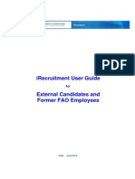 FAO 2014 Irecruitment - ExternalApplicant - UserGuide PDF