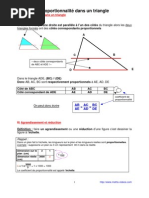 Download proportionnalit dans le triangle 4me by MATHS - VIDEOS  SN19135146 doc pdf