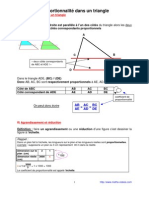 Download proportionnalit dans le triangle 4me by MATHS - VIDEOS  SN19135146 doc pdf